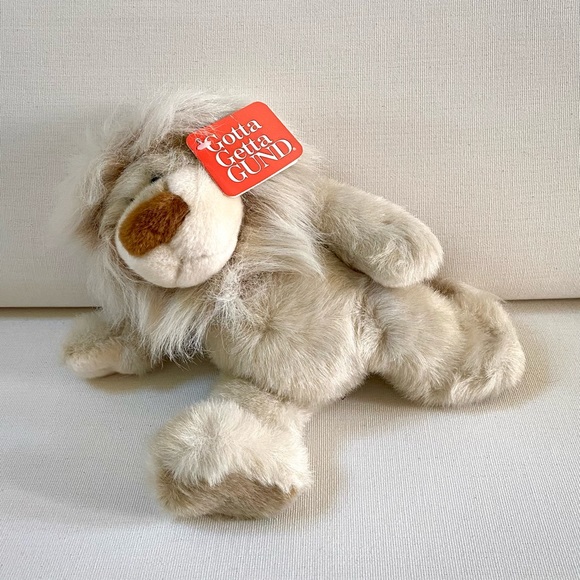 VINTAGE GUND CASANOVA LION 2720 PLUSH STUFFED ANIMAL 11” NWT - Picture 4 of 13